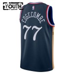 Maillot NBA Philadelphia 76ers VJ Edgecombe Nike 2025-26 City Edition Navy Swingman - Enfant